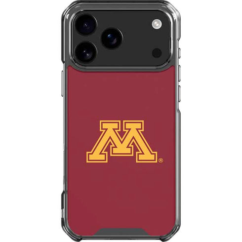 University of Minnesota M Logo iPhone 17 Pro Max Clear Case