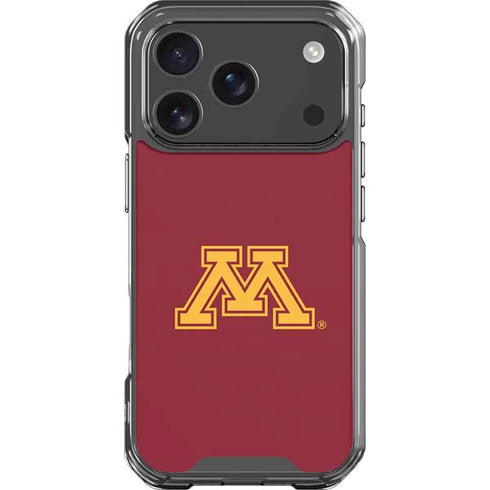 University of Minnesota M Logo iPhone 18 Pro Clear Case