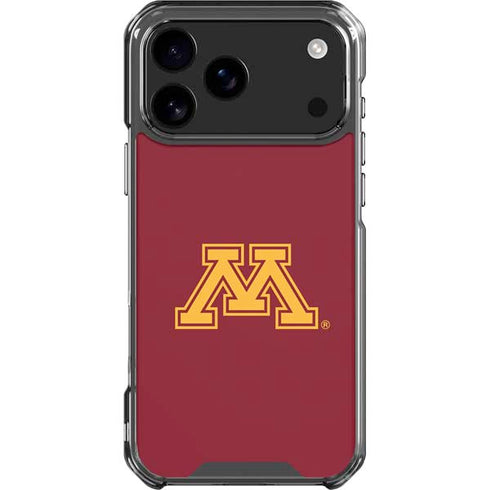 University of Minnesota M Logo iPhone 18 Pro Max Clear Case