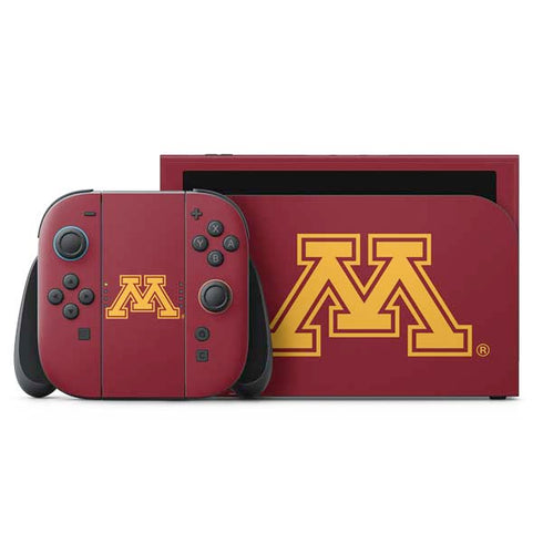 University of Minnesota M Logo Nintendo Skins