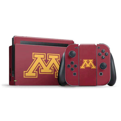 University of Minnesota M Logo Nintendo Skins