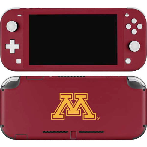 University of Minnesota M Logo Nintendo Switch Lite Skin
