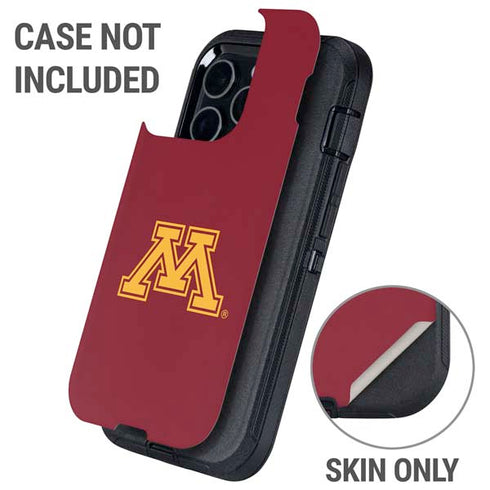 University of Minnesota M Logo Otterbox Defender iPhone Skin