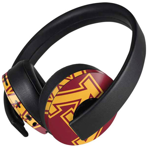University of Minnesota M Logo PlayStation 4 Gold Wireless Headset Skin
