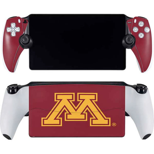 University of Minnesota M Logo PlayStation Portal Remote Player Skin