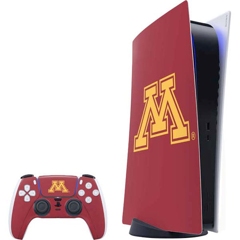 University of Minnesota M Logo PlayStation PS5 Skins