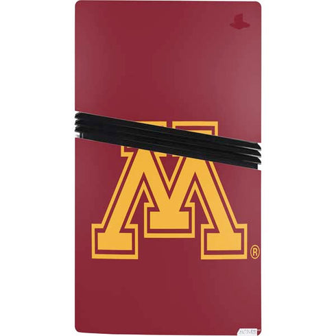 University of Minnesota M Logo PS5 Pro Bundle Skin