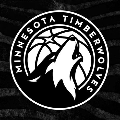 NBA Minnesota Timberwolves Black Animal Print Nintendo 2DS XL (2017) Skin