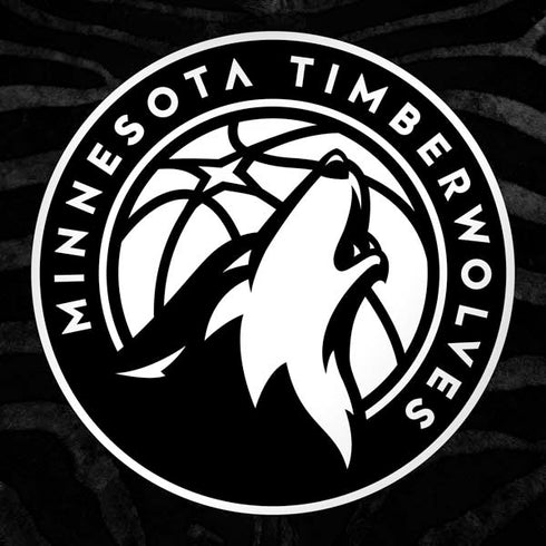 NBA Minnesota Timberwolves Black Animal Print Dell Alienware Skin
