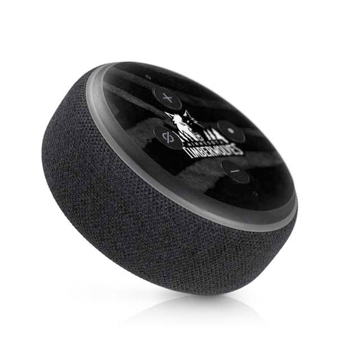 NBA Minnesota Timberwolves Black Animal Print Amazon Echo Dot Skin