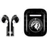 NBA Minnesota Timberwolves Black Animal Print Apple AirPods 2 Skin