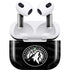 NBA Minnesota Timberwolves Black Animal Print Apple AirPods (3rd Gen 2021) Skin