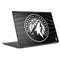 NBA Minnesota Timberwolves Black Animal Print HP Envy Skin