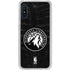 NBA Minnesota Timberwolves Black Animal Print Galaxy A10e Clear Case