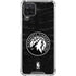 NBA Minnesota Timberwolves Black Animal Print Galaxy A12 Clear Case