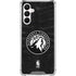 NBA Minnesota Timberwolves Black Animal Print Galaxy A16 5G Clear Case