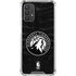 NBA Minnesota Timberwolves Black Animal Print Galaxy A32 5G Clear Case