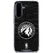 NBA Minnesota Timberwolves Black Animal Print Galaxy A36 5G Clear Case
