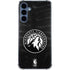 NBA Minnesota Timberwolves Black Animal Print Galaxy A55 5G Clear Case