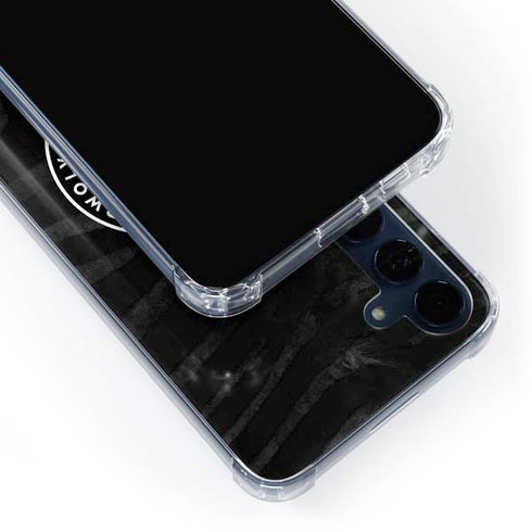 NBA Minnesota Timberwolves Black Animal Print Galaxy A55 5G Clear Case