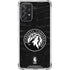 NBA Minnesota Timberwolves Black Animal Print Galaxy A72 5G Clear Case