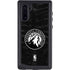 NBA Minnesota Timberwolves Black Animal Print Galaxy Note 10 Waterproof Case