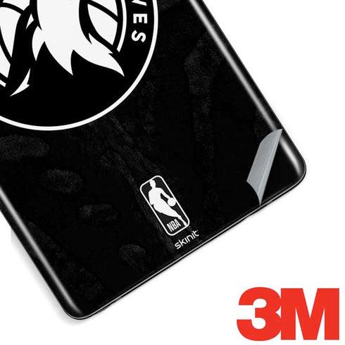 NBA Minnesota Timberwolves Black Animal Print Galaxy Note 8 Skin