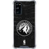 NBA Minnesota Timberwolves Black Animal Print Galaxy S20 FE Clear Case