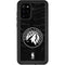 NBA Minnesota Timberwolves Black Animal Print Galaxy S20 Plus Waterproof Case