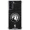 NBA Minnesota Timberwolves Black Animal Print Galaxy S21 5G Clear Case