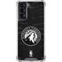NBA Minnesota Timberwolves Black Animal Print Galaxy S21 5G Clear Case