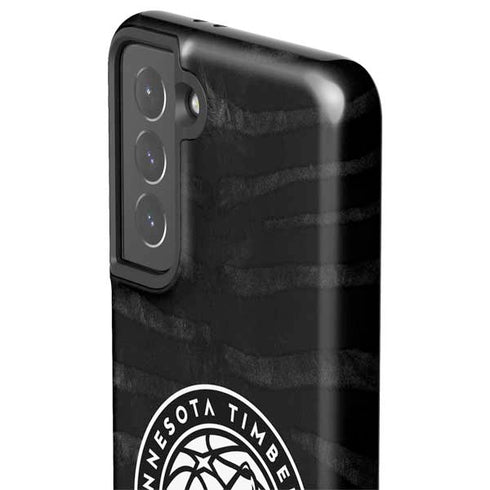NBA Minnesota Timberwolves Black Animal Print Galaxy S21 5G Pro Case