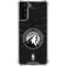 NBA Minnesota Timberwolves Black Animal Print Galaxy S21 FE Clear Case
