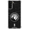 NBA Minnesota Timberwolves Black Animal Print Galaxy S21 FE Clear Case