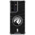 NBA Minnesota Timberwolves Black Animal Print Galaxy S21 Ultra 5G Clear Case