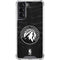 NBA Minnesota Timberwolves Black Animal Print Galaxy S22 Clear Case
