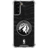 NBA Minnesota Timberwolves Black Animal Print Galaxy S22 Plus Clear Case