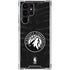 NBA Minnesota Timberwolves Black Animal Print Galaxy S22 Ultra Clear Case