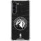 NBA Minnesota Timberwolves Black Animal Print Galaxy S23 FE Clear Case
