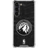 NBA Minnesota Timberwolves Black Animal Print Galaxy S23 FE Clear Case