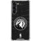 NBA Minnesota Timberwolves Black Animal Print Galaxy S23 Plus Clear Case