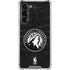 NBA Minnesota Timberwolves Black Animal Print Galaxy S23 Plus Clear Case