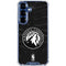 NBA Minnesota Timberwolves Black Animal Print Galaxy S25 Plus Clear Case