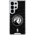 NBA Minnesota Timberwolves Black Animal Print Galaxy S25 Ultra Clear Case