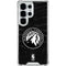 NBA Minnesota Timberwolves Black Animal Print Galaxy S26 Ultra Clear Case