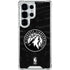 NBA Minnesota Timberwolves Black Animal Print Galaxy S26 Ultra Clear Case