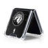 NBA Minnesota Timberwolves Black Animal Print Galaxy Z Flip5 5G Clear Case