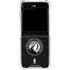 NBA Minnesota Timberwolves Black Animal Print Galaxy Z Flip6 Clear Case