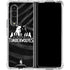 NBA Minnesota Timberwolves Black Animal Print Galaxy Z Fold4 5G Clear Case
