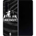 NBA Minnesota Timberwolves Black Animal Print Galaxy Z Fold4 5G Skin